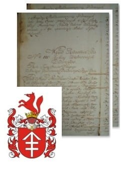 Przykładowe zdjęcie wywodu rodowitości szlacheckiej z 1802 roku, stron 2.jpg