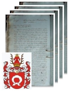 Przykładowe zdjęcie wywodu rodowitości szlacheckiej z 1816 roku, stron 4.jpg