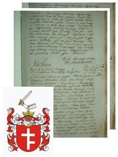 Przykładowe zdjęcie wywodu rodowitości szlacheckiej z 1802 roku, stron 2.jpg
