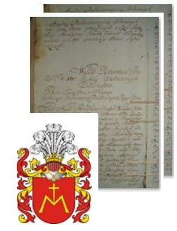 Przykładowe zdjęcie wywodu rodowitości szlacheckiej z 1802 roku, stron 2.jpg