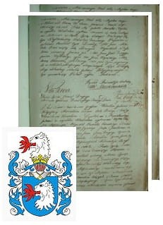 Przykładowe zdjęcie wywodu rodowitości szlacheckiej z 1802 roku, stron 2.jpg