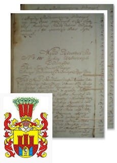Przykładowe zdjęcie wywodu rodowitości szlacheckiej z 1802 roku, stron 2.jpg
