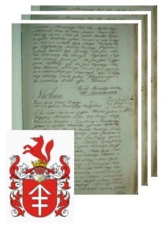 Przykładowe zdjęcie wywodu rodowitości szlacheckiej z 1802 roku, stron 3.jpg