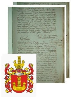 Przykładowe zdjęcie wywodu rodowitości szlacheckiej z 1802 roku, stron 2.jpg