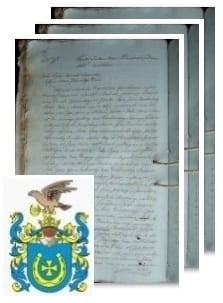 Przykładowe zdjęcie wywodu rodowitości szlacheckiej z 1816 roku, stron 3.jpg