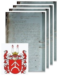 Przykładowe zdjęcie wywodu rodowitości szlacheckiej z 1816 roku, stron 4.jpg