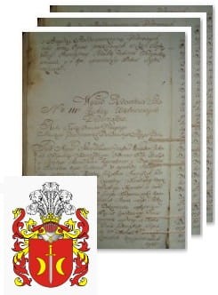 Przykładowe zdjęcie wywodu rodowitości szlacheckiej z 1802 roku, stron 3.jpg