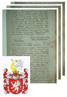 Przykładowe zdjęcie wywodu rodowitości szlacheckiej z 1802 roku, stron 3.jpg