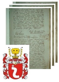 Przykładowe zdjęcie wywodu rodowitości szlacheckiej z 1802 roku, stron 3.jpg