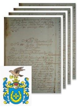 Przykładowe zdjęcie wywodu rodowitości szlacheckiej z 1801 roku, stron 4.jpg