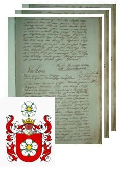 Przykładowe zdjęcie wywodu rodowitości szlacheckiej z 1802 roku, stron 3.jpg