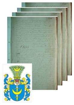 Przykładowe zdjęcie wywodu rodowitości szlacheckiej z 1802 roku, stron 4.jpg