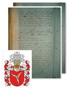 Przykładowe zdjęcie wywodu rodowitości szlacheckiej z 1802 roku, stron 2.jpg
