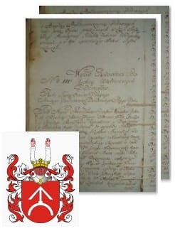 Przykładowe zdjęcie wywodu rodowitości szlacheckiej z 1802 roku, stron 2.jpg