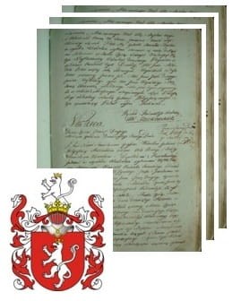 Przykładowe zdjęcie wywodu rodowitości szlacheckiej z 1802 roku, stron 3.jpg