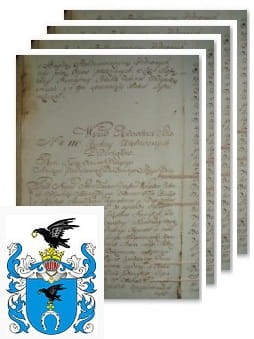Przykładowe zdjęcie wywodu rodowitości szlacheckiej z 1802 roku, stron 4.jpg