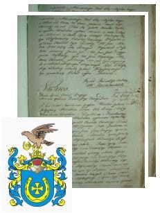 Przykładowe zdjęcie wywodu rodowitości szlacheckiej z 1802 roku, stron 2.jpg